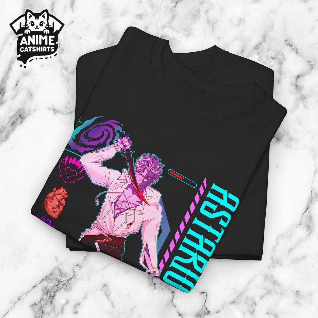 Baldurs Gate 3 Astarion 90s Vaporwave Stylish Streetwear T-Shirt
