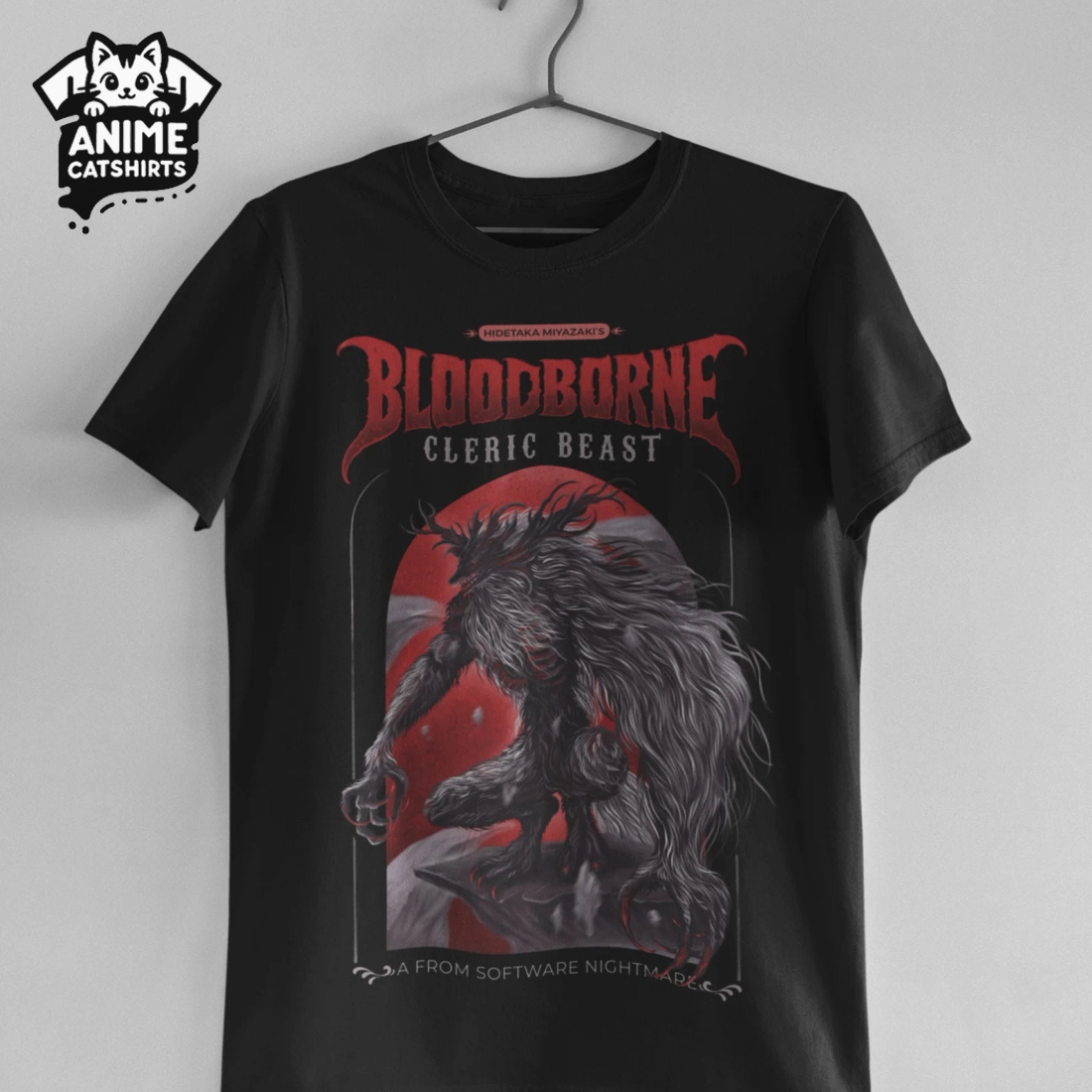 Bloodborne Cleric Beast Graphic T-Shirt