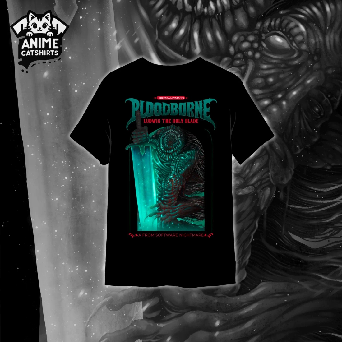 Bloodborne Ludwig the Holy Blade Graphic T-Shirt