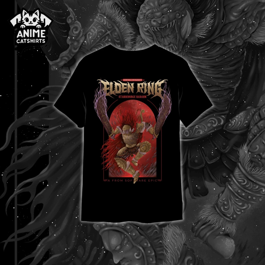 Elden Ring Radahn T-Shirt, Gifts for Gamers
