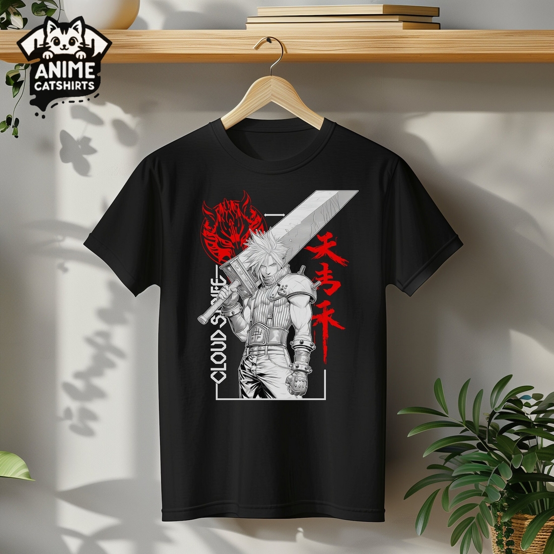 Final Fantasy 7 Cloud Strife Anime T Shirt