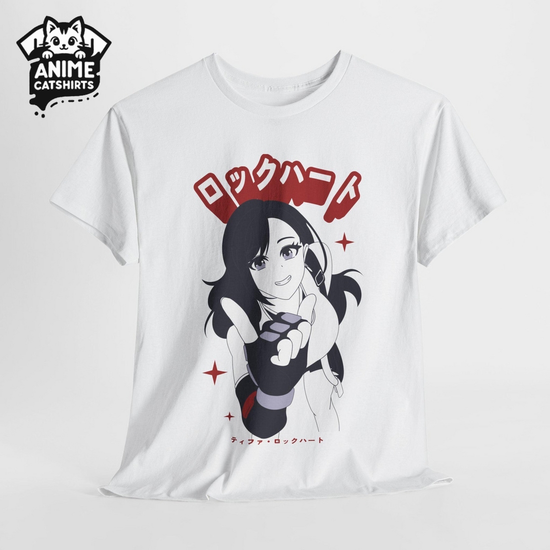 Final Fantasy 7 Tifa Lockhart Cute Anime Japanese T-Shirt