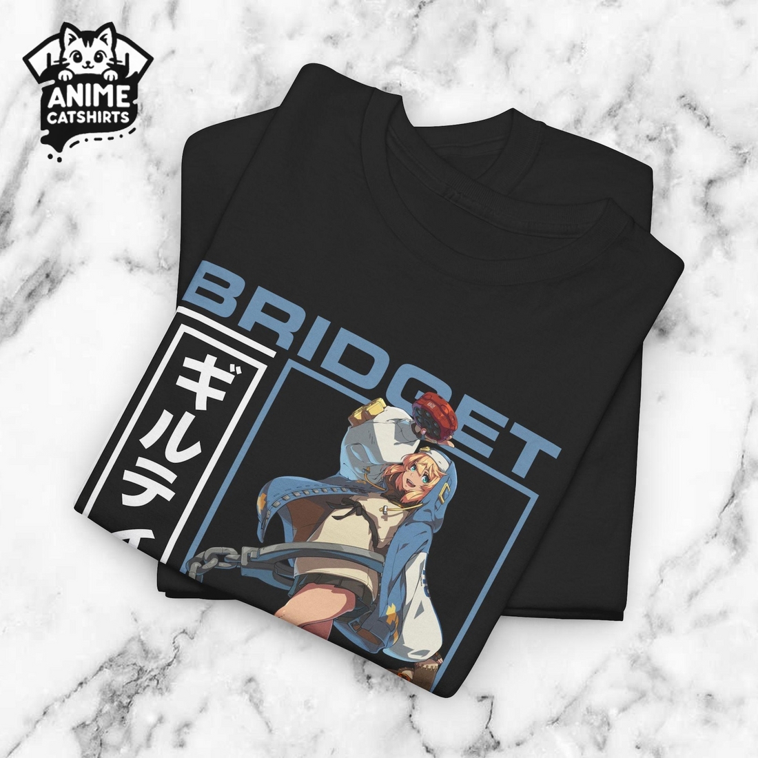 Guilty Gear Bridget Anime Gaming Streetwear T-Shirt