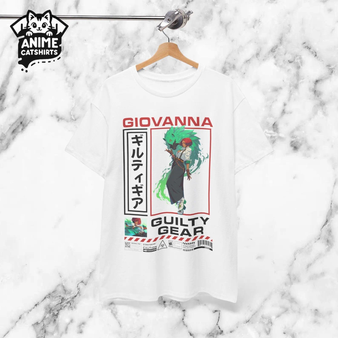 Guilty Gear Giovanna Japanese Anime T-Shirt