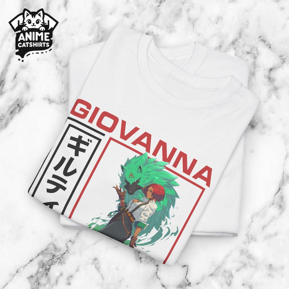 Guilty Gear Giovanna Japanese Anime T-Shirt