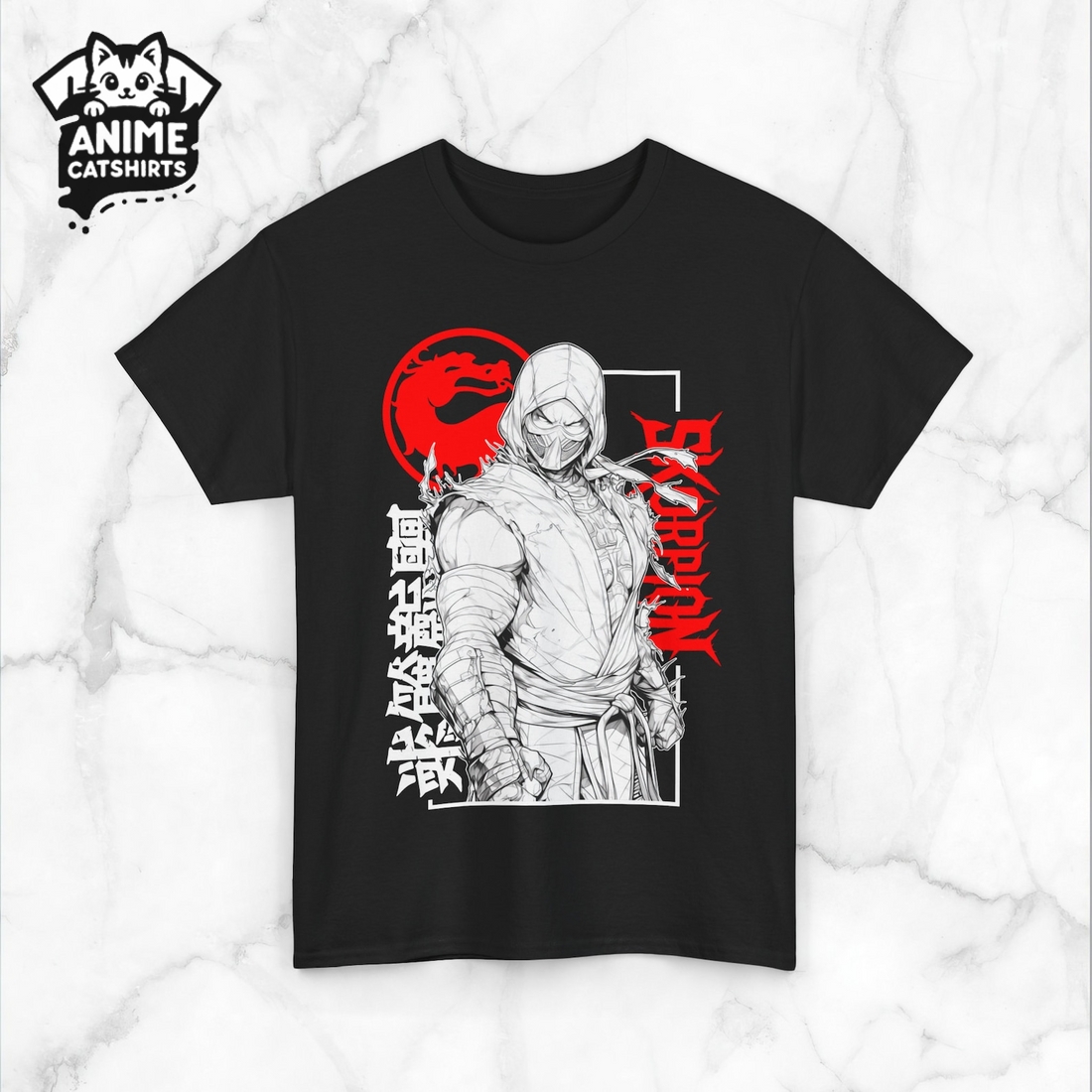 Skorpion Mortal Kombat Gaming Streetwear T-Shirt