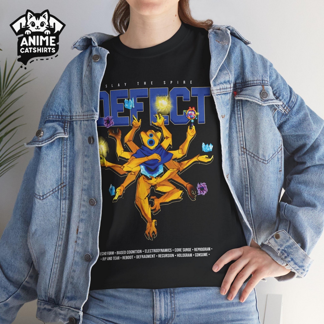 Slay the Spire Defect Gaming Graphic Tee T-Shirt
