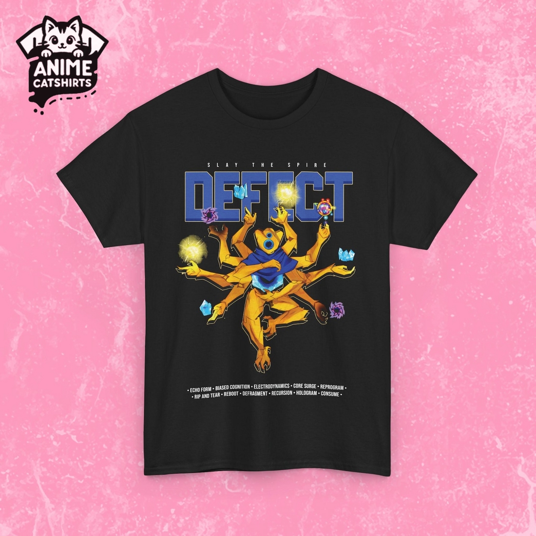 Slay the Spire Defect Gaming Graphic Tee T-Shirt
