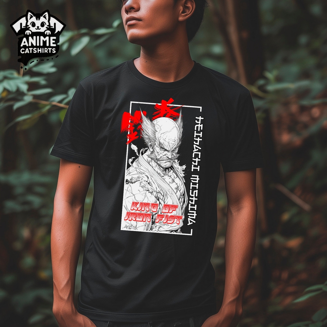 Tekken Heihachi Mishima Anime Graphic T-Shirt