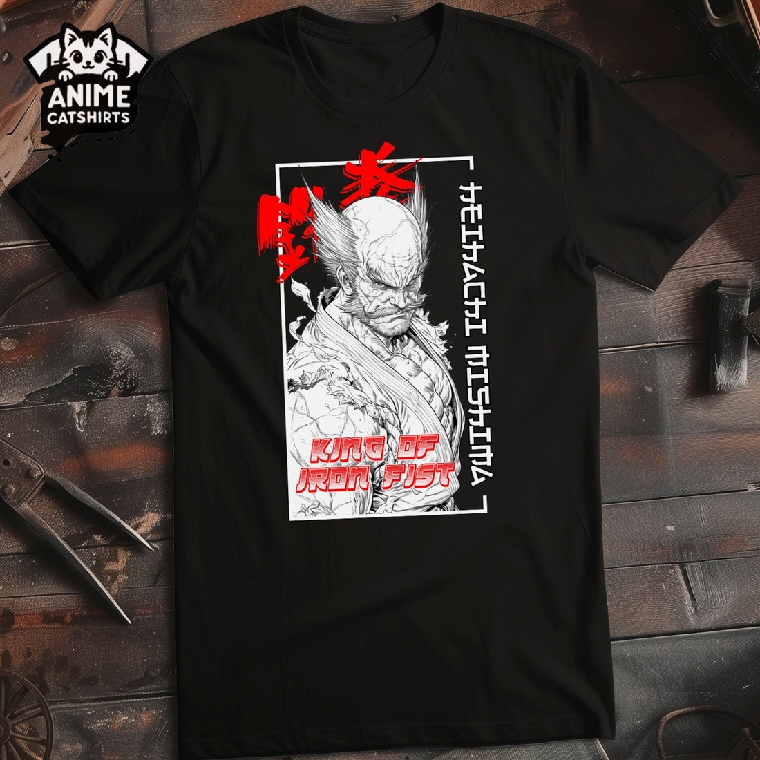Tekken Heihachi Mishima Anime Graphic T-Shirt