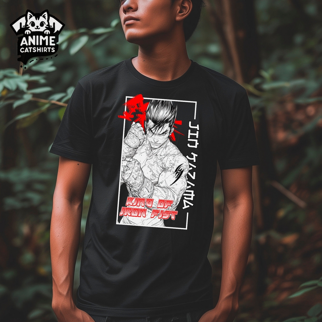 Tekken Jin Kazama Anime Graphic T-Shirt