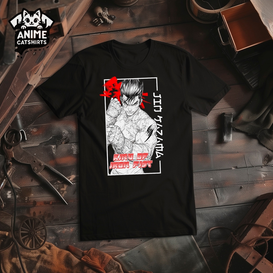 Tekken Jin Kazama Anime Graphic T-Shirt