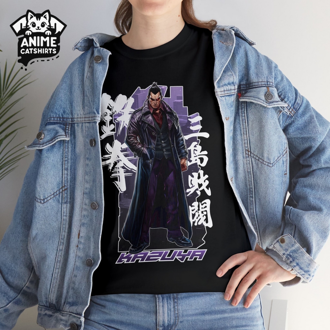 Tekken Kazuya Mishima Amine Graphic T-Shirt, Gifts for Gamers