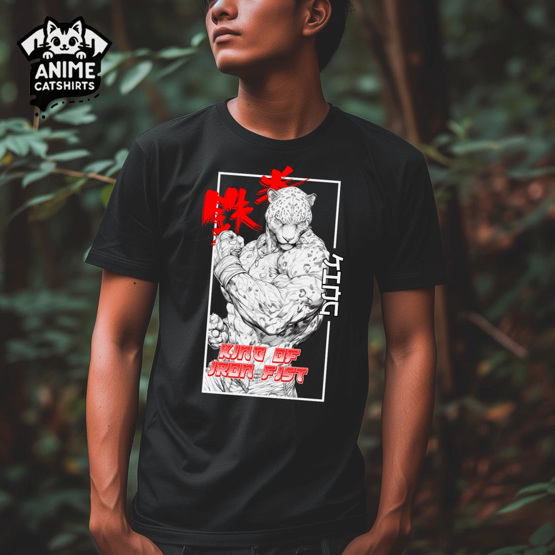 Tekken King Anime Graphic T-Shirt, Gifts for Gamers