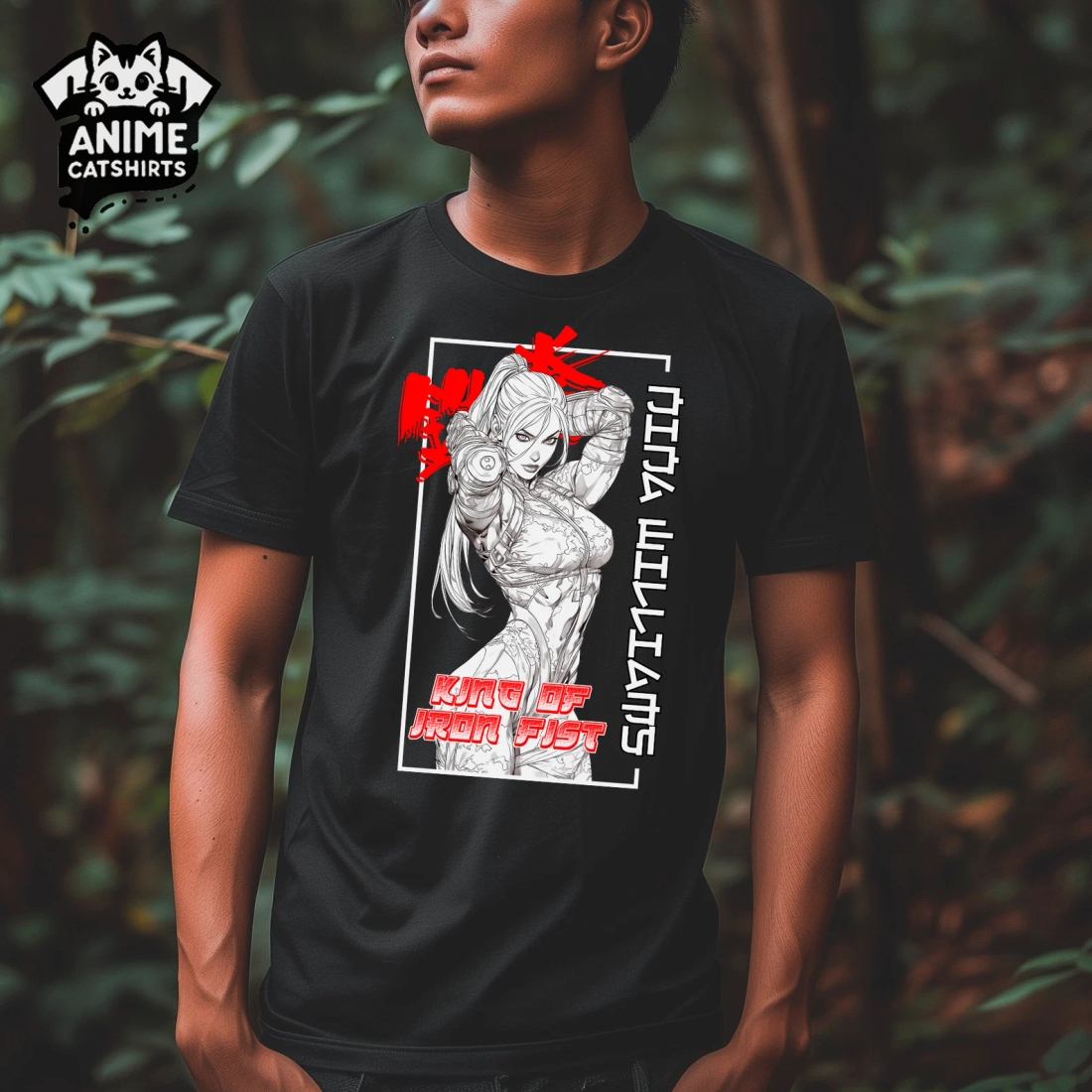 Tekken Nina Williams Anime T-Shirt, Gifts for Gamers