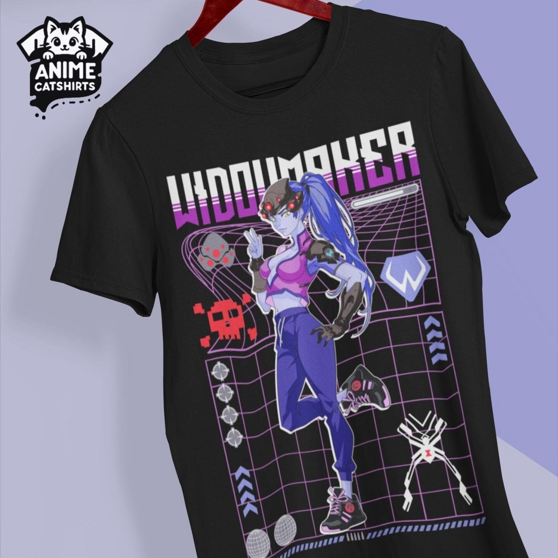Widowmaker Anime Streetwear Merch T-Shirt