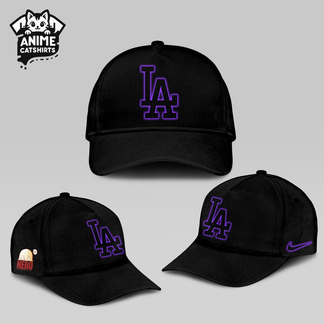 2025 LA Dodgers x One Punch Man Jersey, Cap