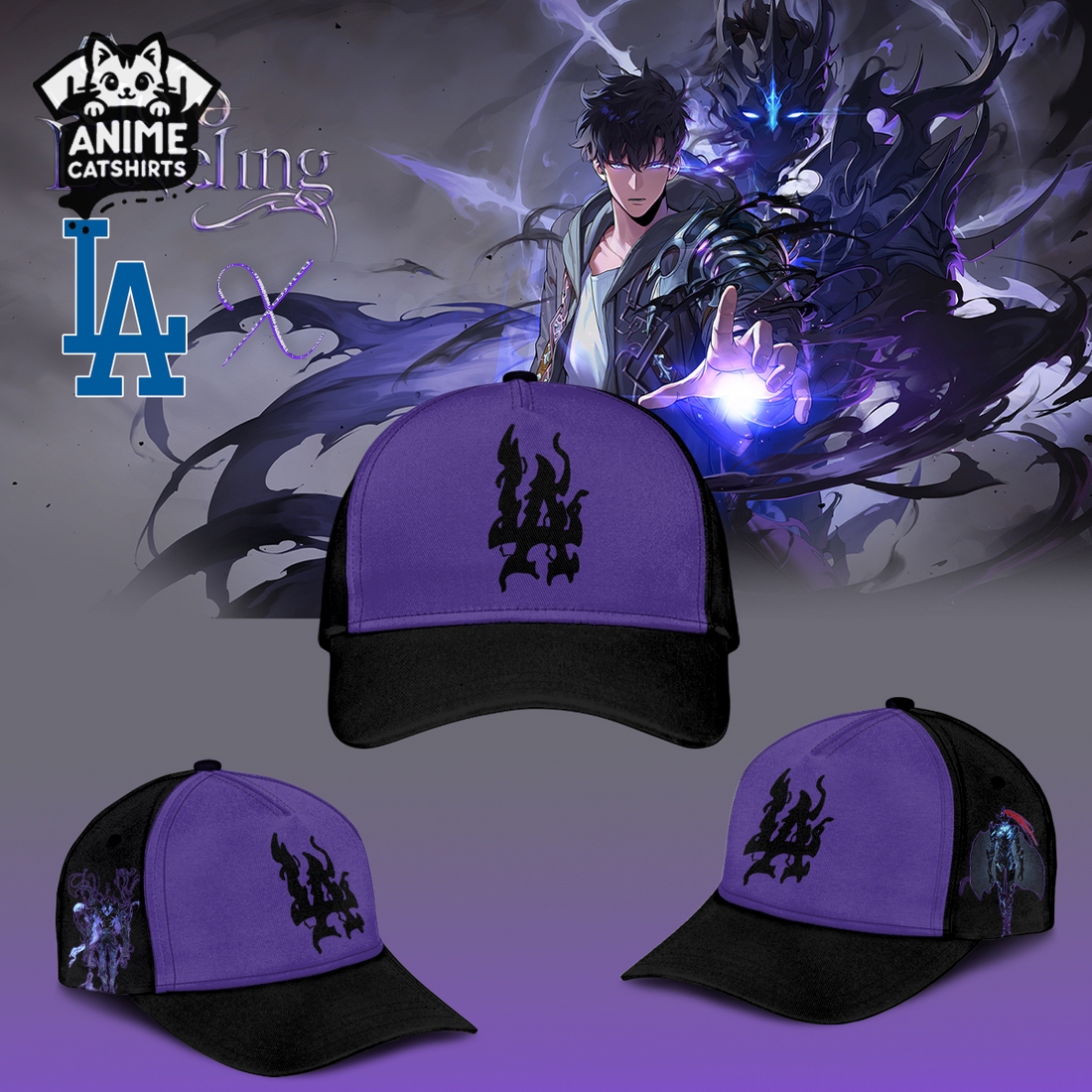 Los Angeles Dodgers x Solo Leveling Limited Jersey, Cap