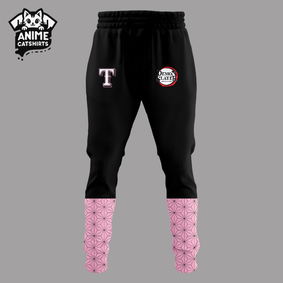 Texas Rangers x Demon Slayer Pink Jersey, Cap