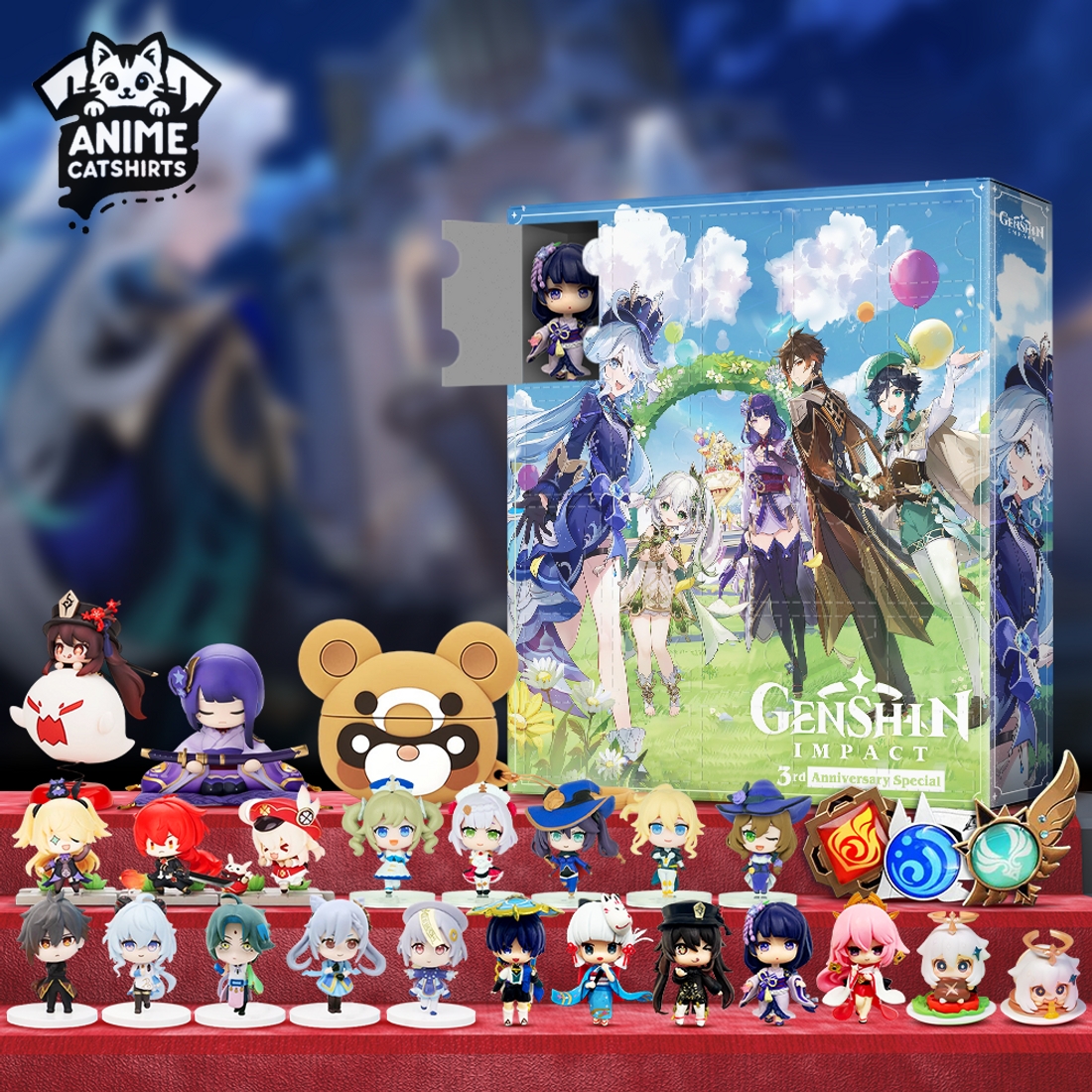 3rd Anniversary Genshin Impact Calendar Advent