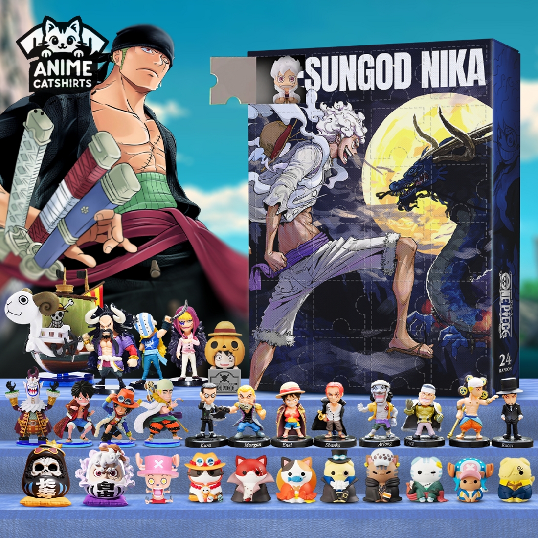 Gear 5 The Sun God Nika Anime Calendar Advent
