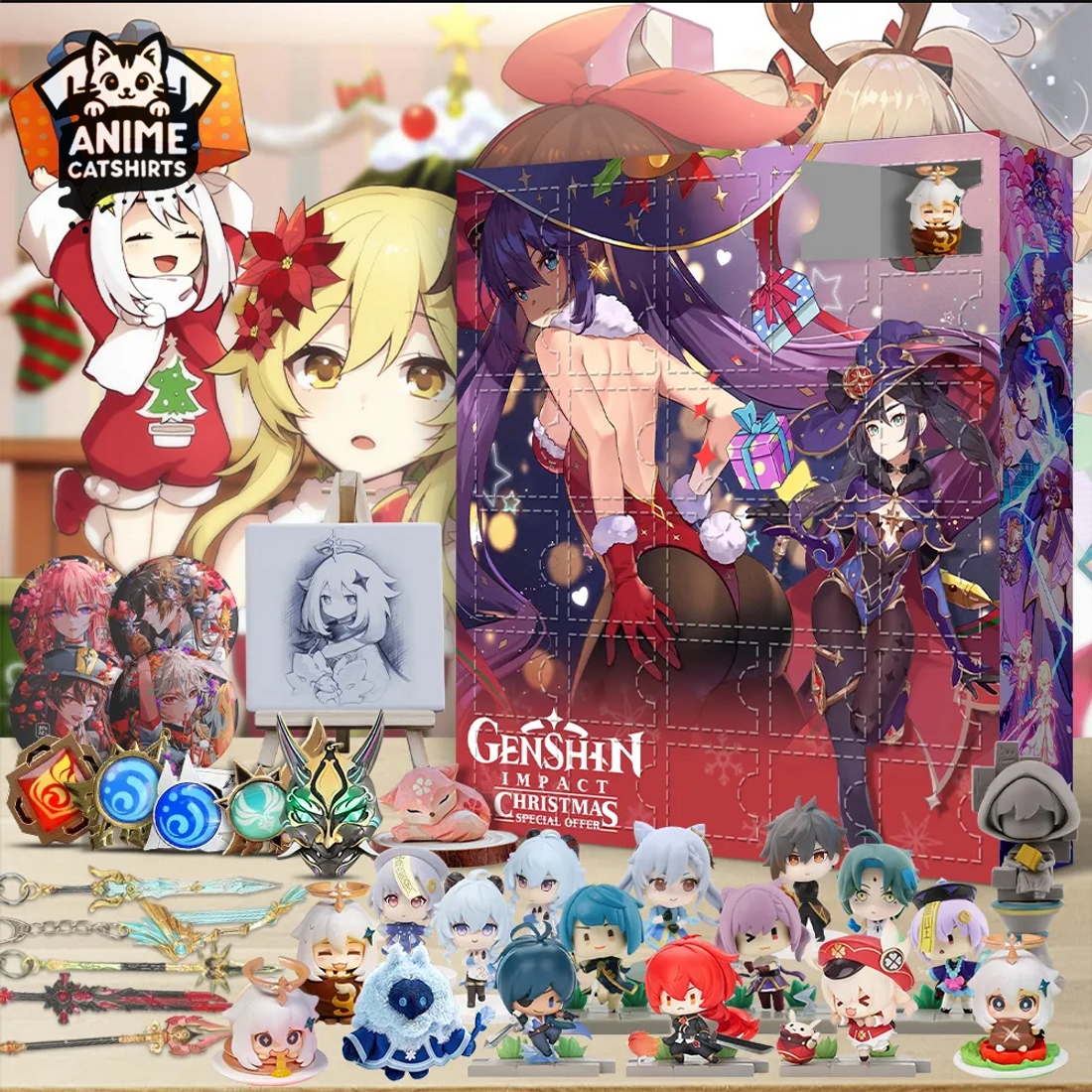 Genshin Impact Calendar Advent, Mona’s Christmas Gift