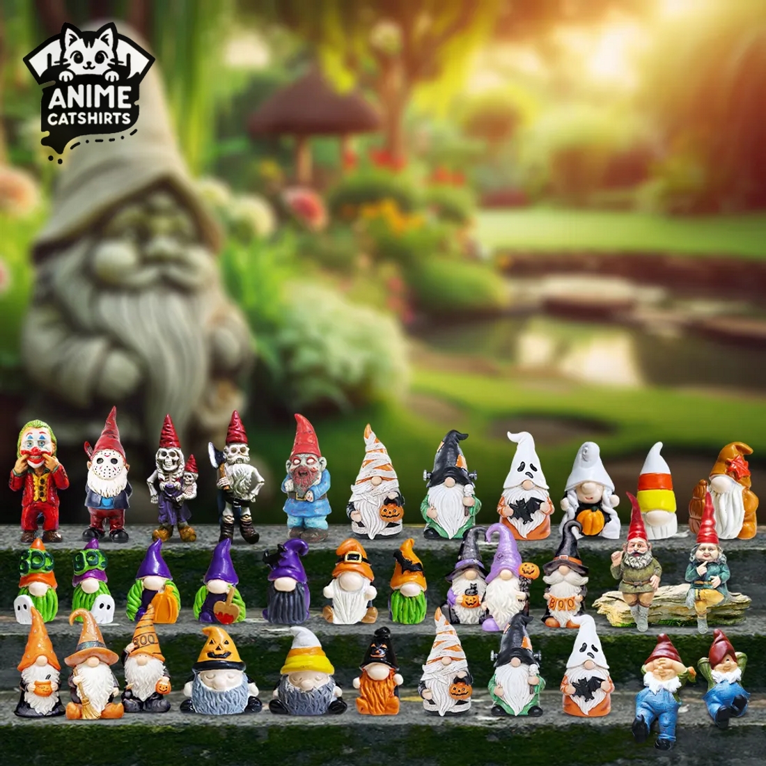 Halloween Garden Gnome Advent Calendar 2025