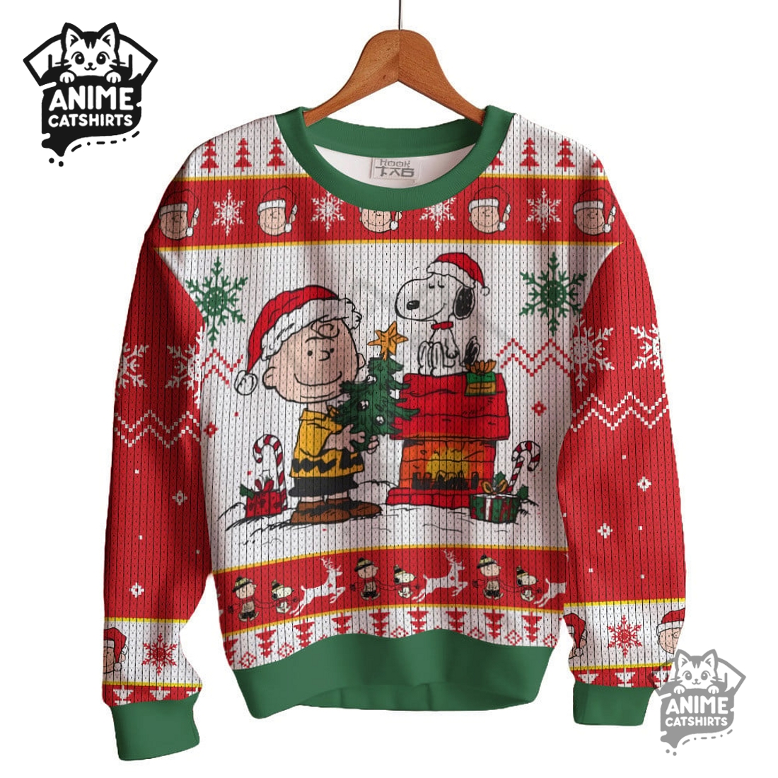 Charlie Brown and Snoopy Ugly Sweater