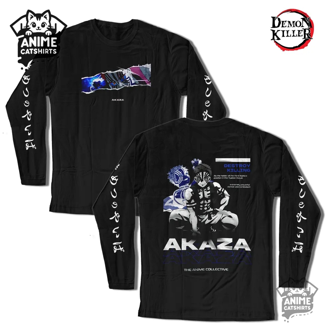 Demon Slayer Classic Black Sweatshirt – Akaza