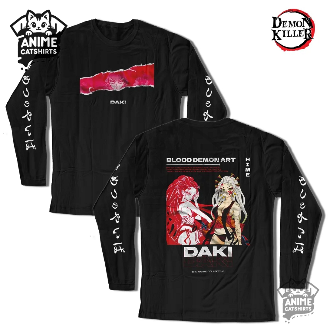 Demon Slayer Classic Black Sweatshirt – Daki