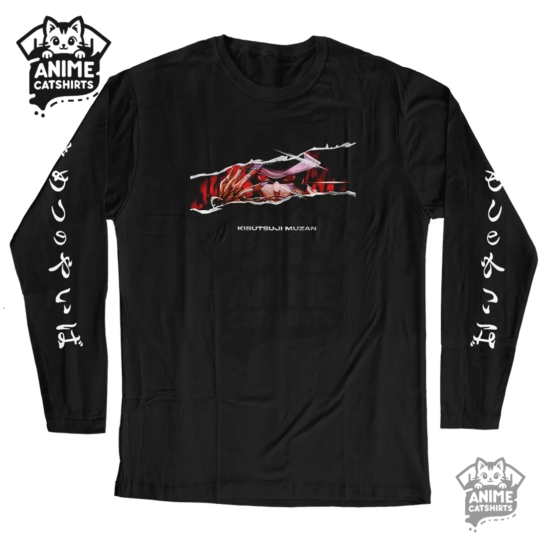 Demon Slayer Classic Black Sweatshirt – Muzan Kibutsuji