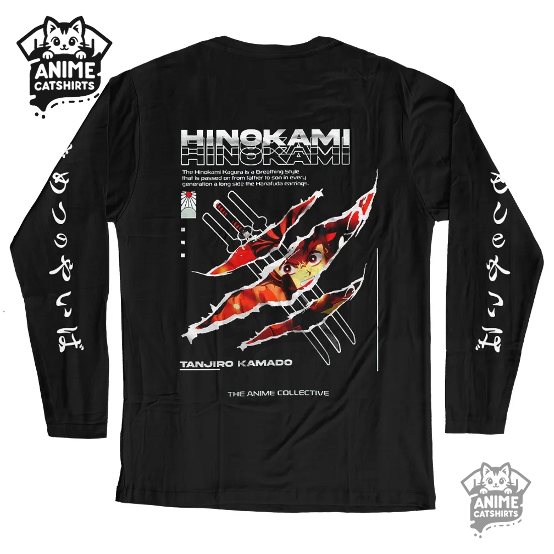 Demon Slayer Classic Black Sweatshirt – Tanjirou Kamado Demon Slayer Classic Black Sweatshirt – Tanjirou Kamado