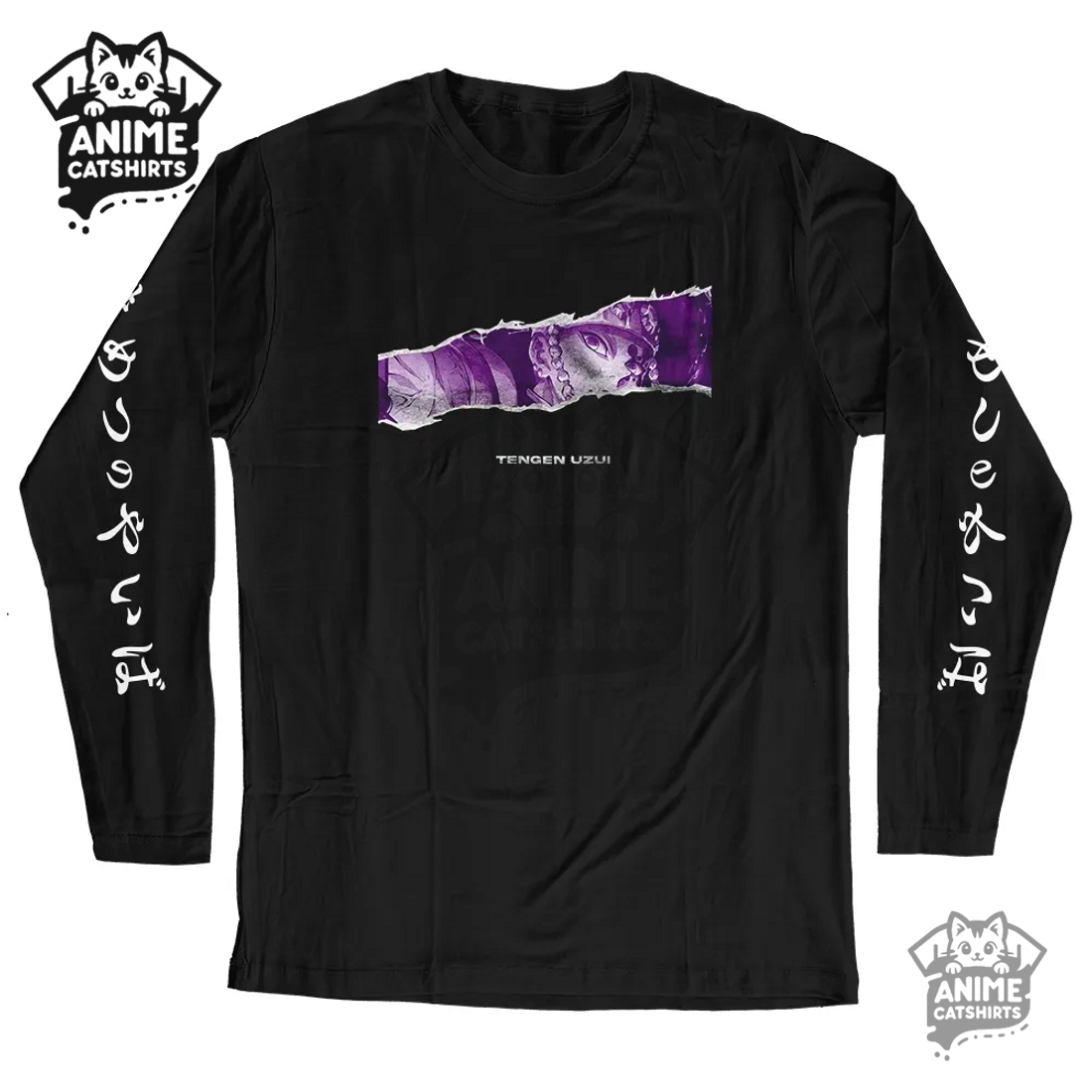Demon Slayer Classic Black Sweatshirt – Tengen Uzui