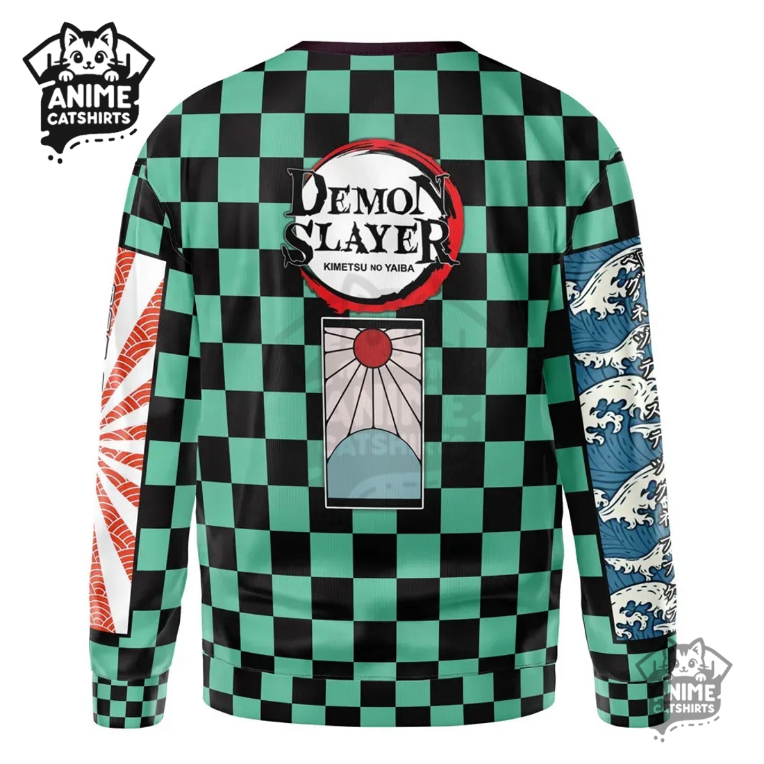 Kamado Tanjiro Haori Demon Slayer Streetwear Sweatshirt Kamado Tanjiro Haori Demon Slayer Streetwear Sweatshirt