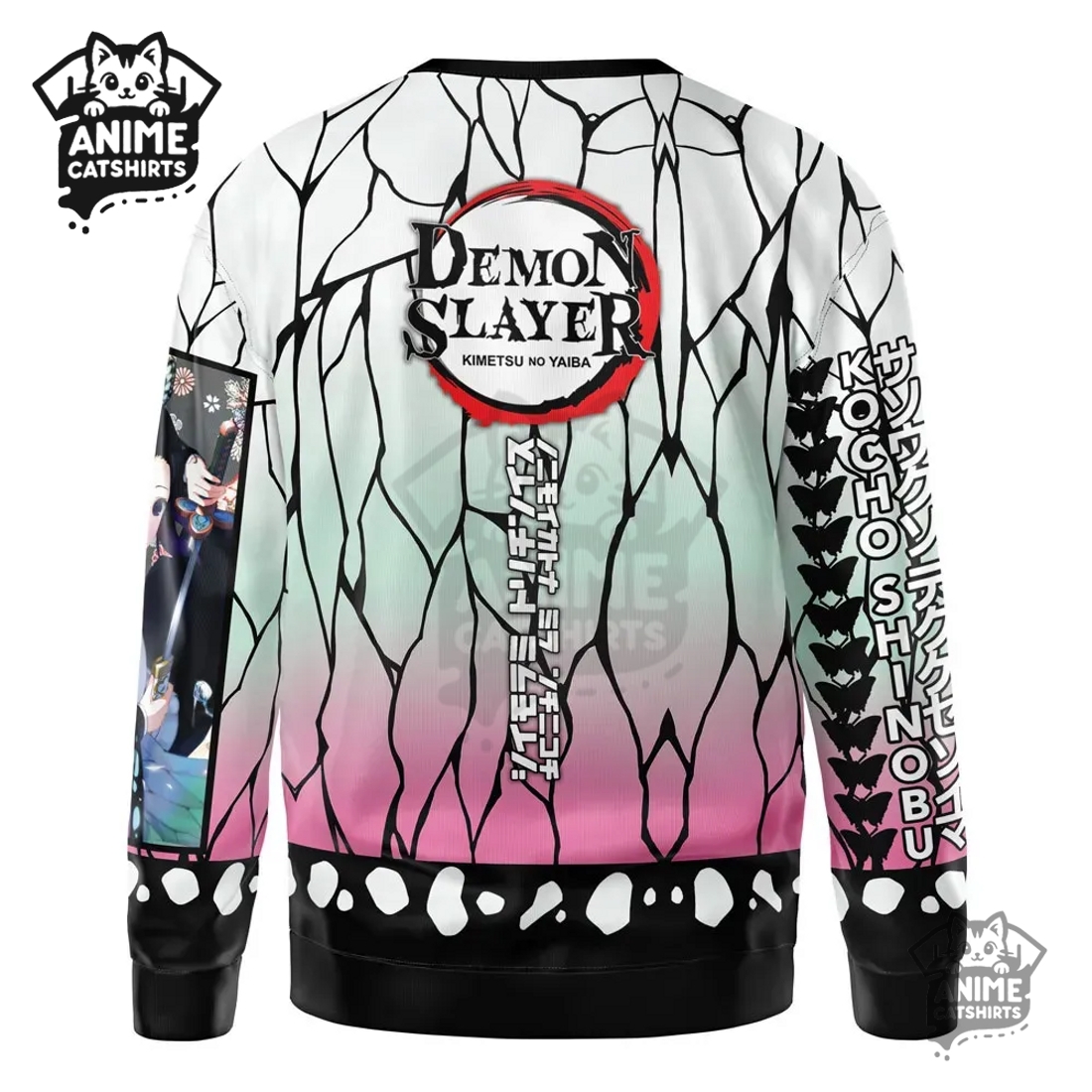 Kocho Shinobu Haori Demon Slayer Streetwear Sweatshirt