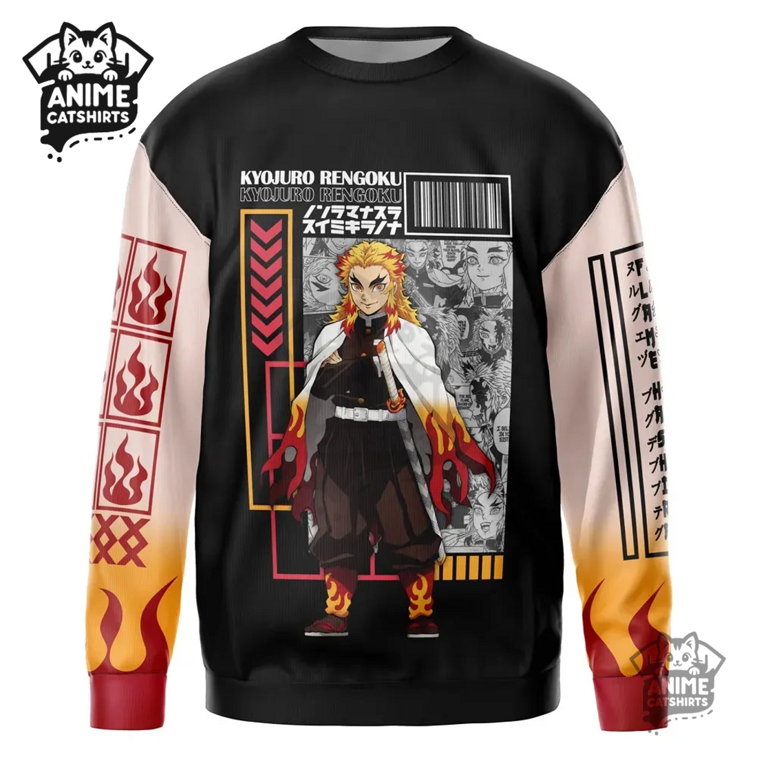 Kyojuro Rengoku Demon Slayer Streetwear Sweatshirt