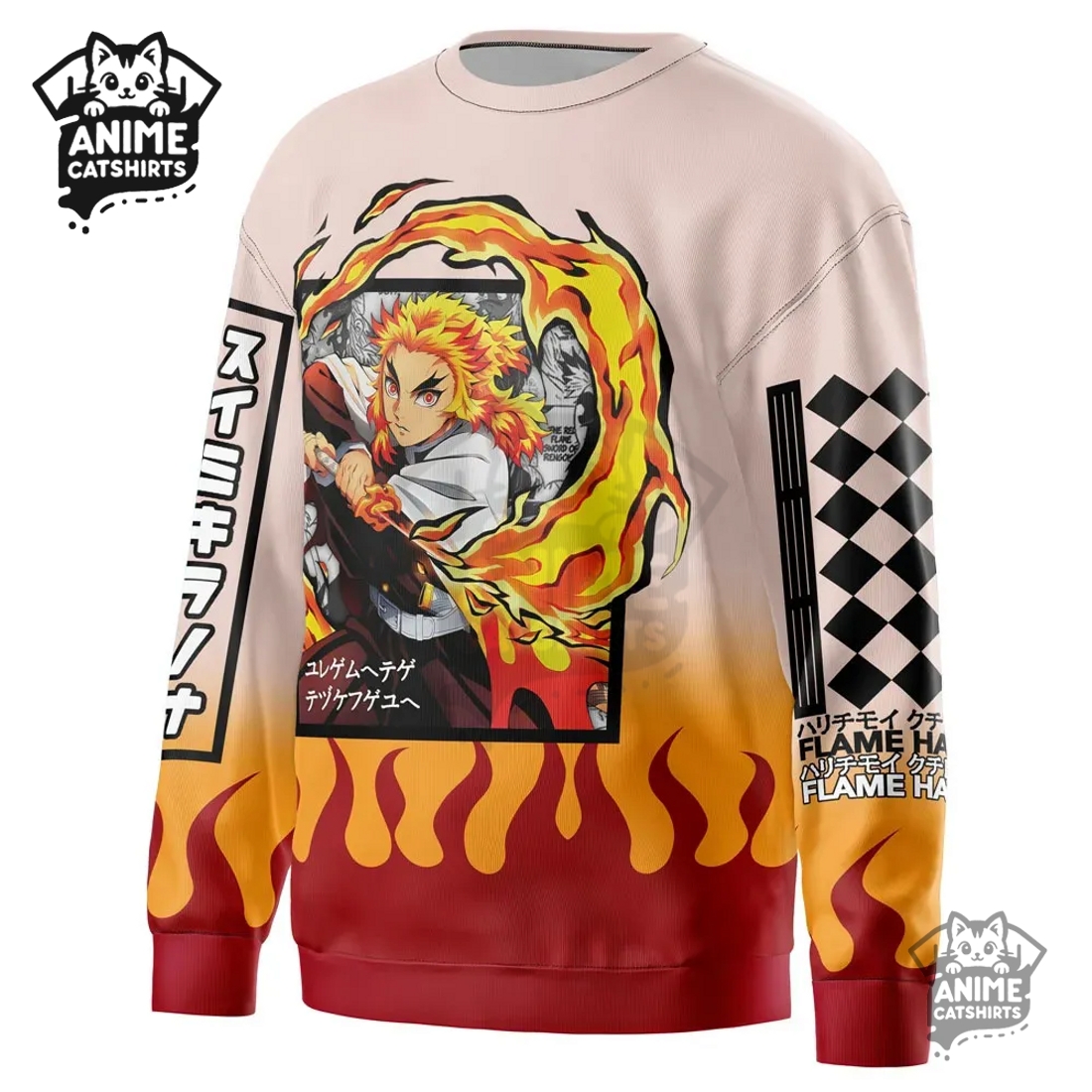 Kyojuro Rengoku Haori Demon Slayer Streetwear Sweatshirt