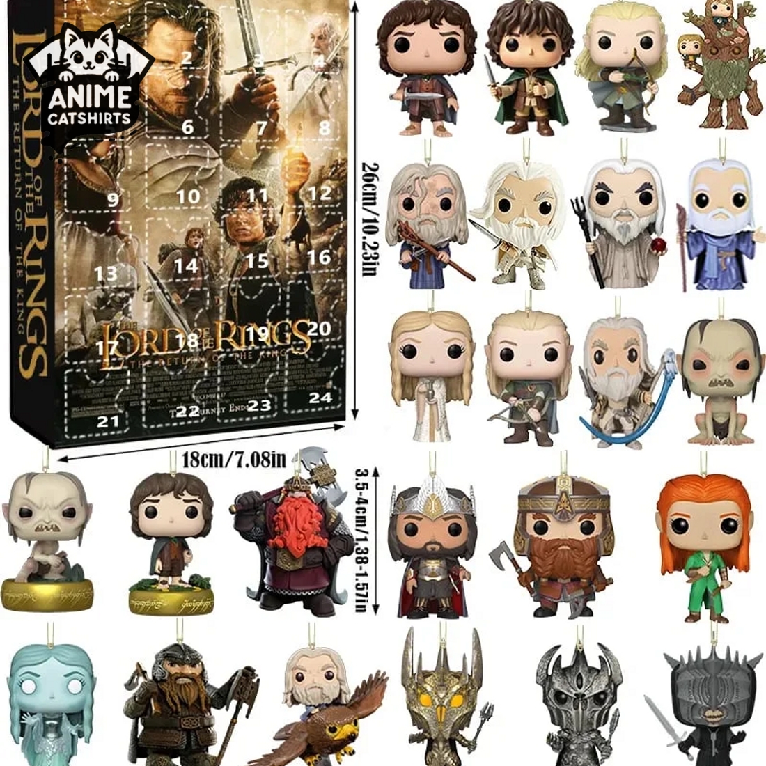 Lord Of The Rings Advent Calendar 2025, 24 Surprises Inside