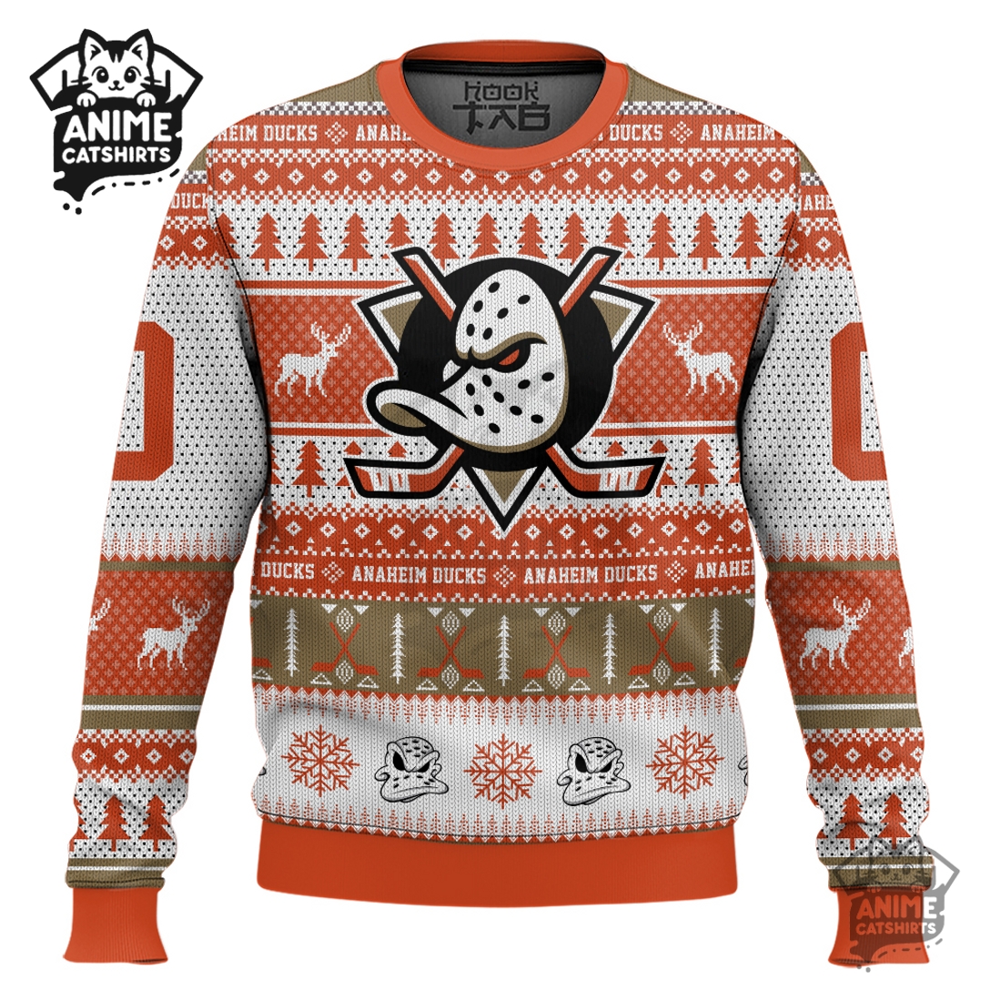 Anaheim Ducks – Custom Ugly Sweater 2025