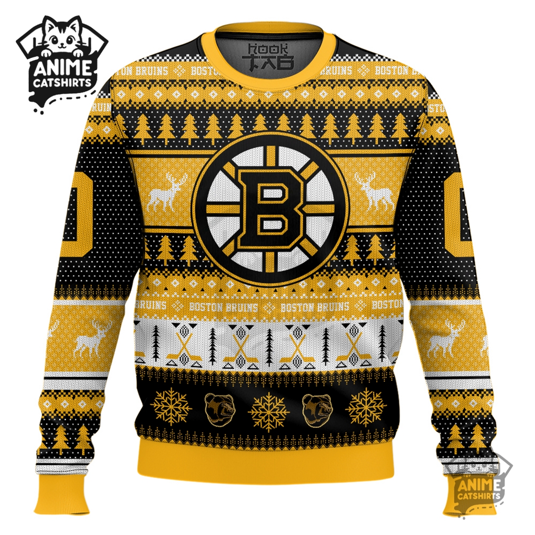 Boston Bruins – Custom Ugly Sweater 2025