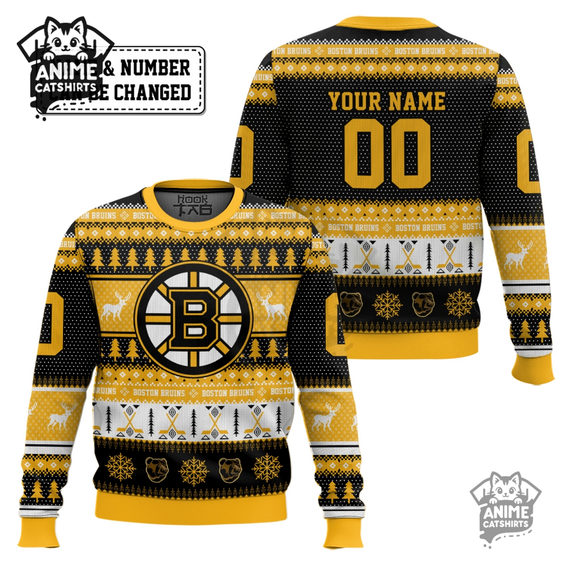 Boston Bruins – Custom Ugly Sweater 2025 Boston Bruins – Custom Ugly Sweater 2025