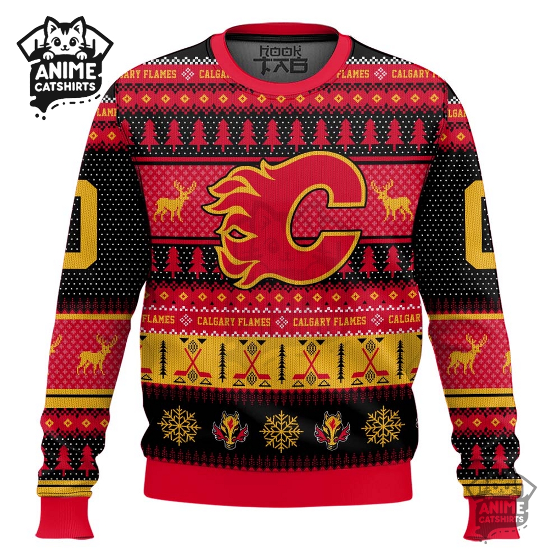 Calgary Flames – Custom Ugly Sweater 2025