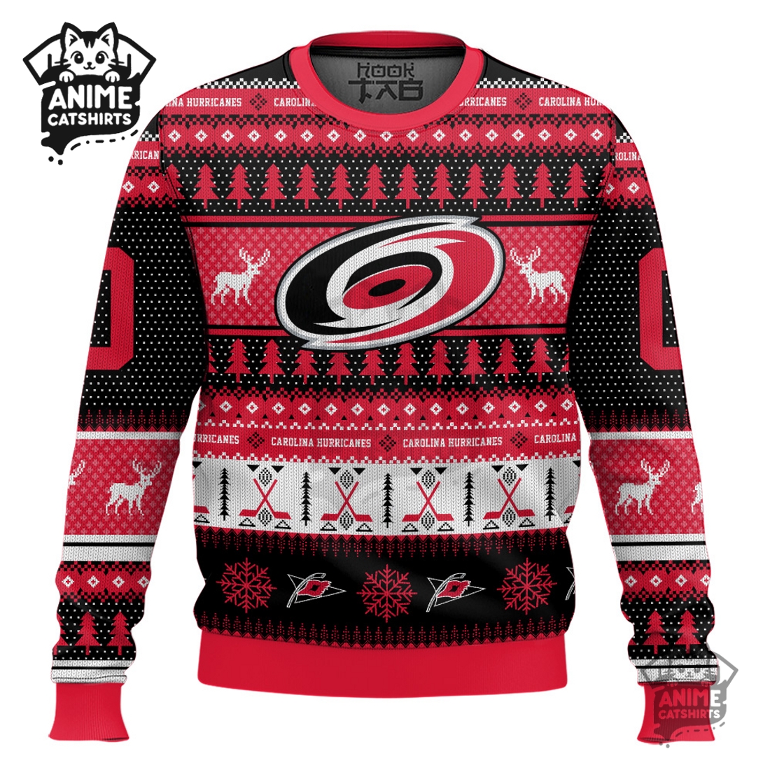 Carolina Hurricanes – Custom Ugly Sweater 2025