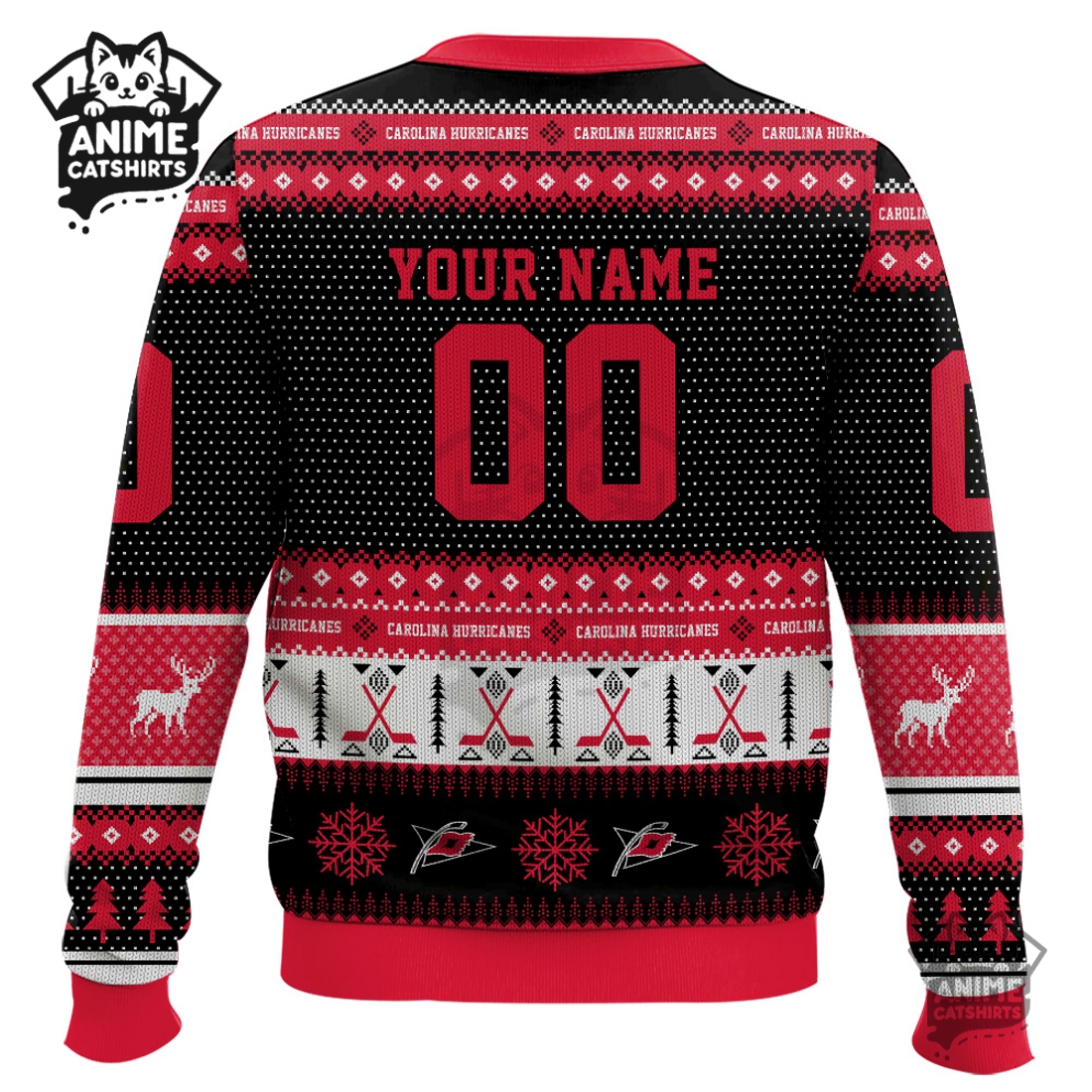 Carolina Hurricanes – Custom Ugly Sweater 2025 Carolina Hurricanes – Custom Ugly Sweater 2025