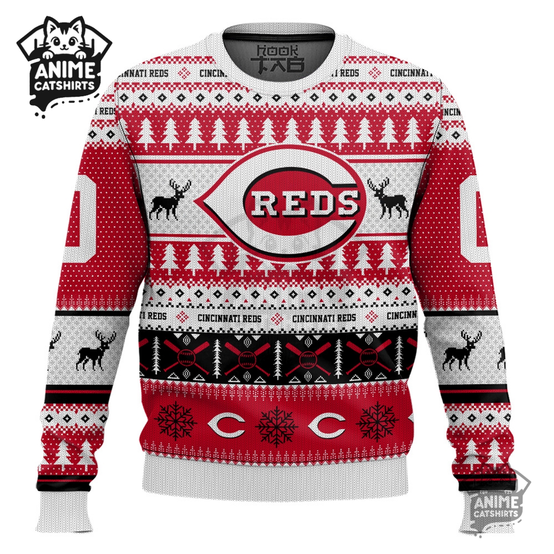 Cincinnati Reds – Custom Ugly Sweater 2025