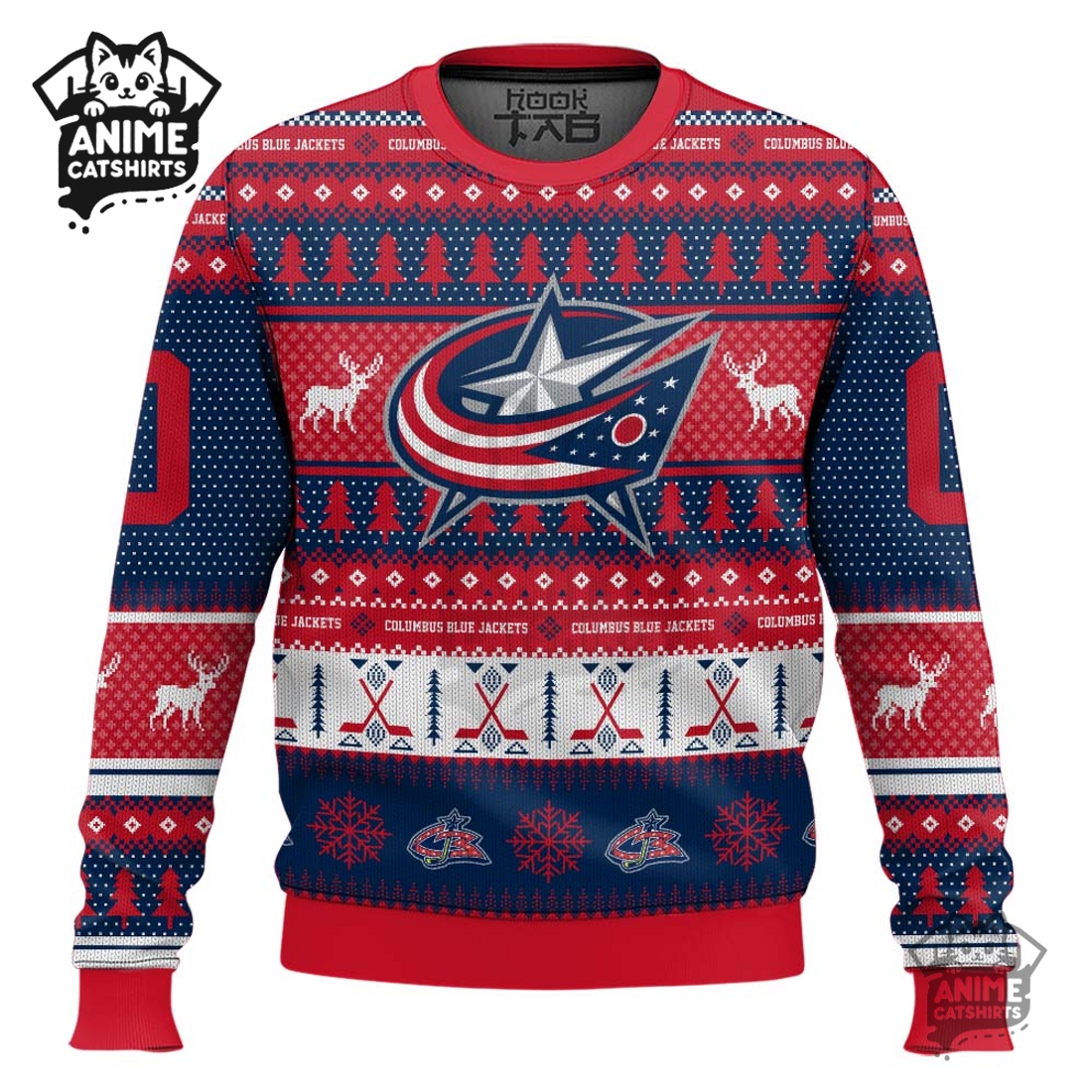 Columbus Blue Jackets – Custom Ugly Sweater 2025