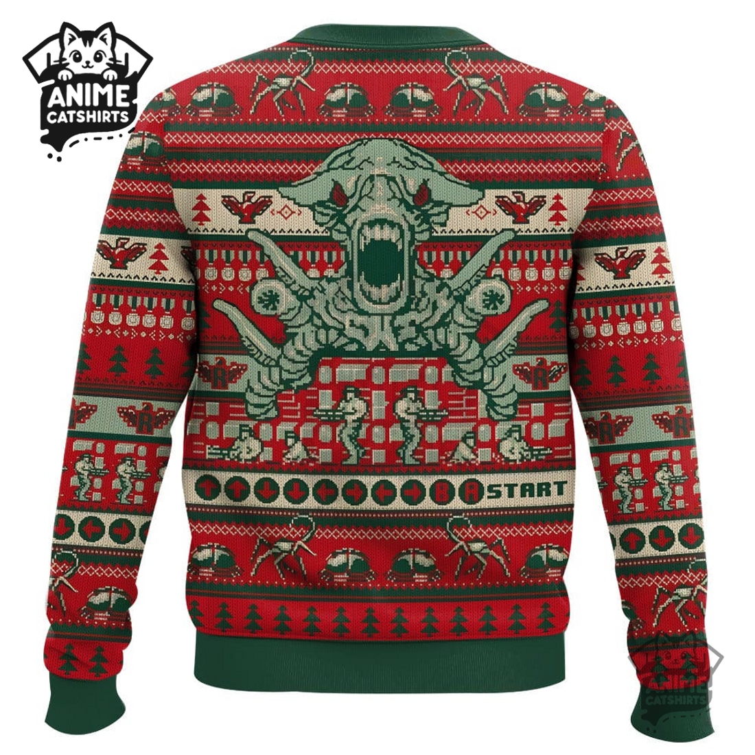 Contra 1987 Ugly Christmas Sweater Contra 1987 Ugly Christmas Sweater