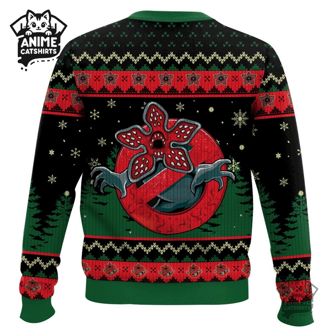 Demogorgon Stranger Things Ugly Christmas Sweater Demogorgon Stranger Things Ugly Christmas Sweater