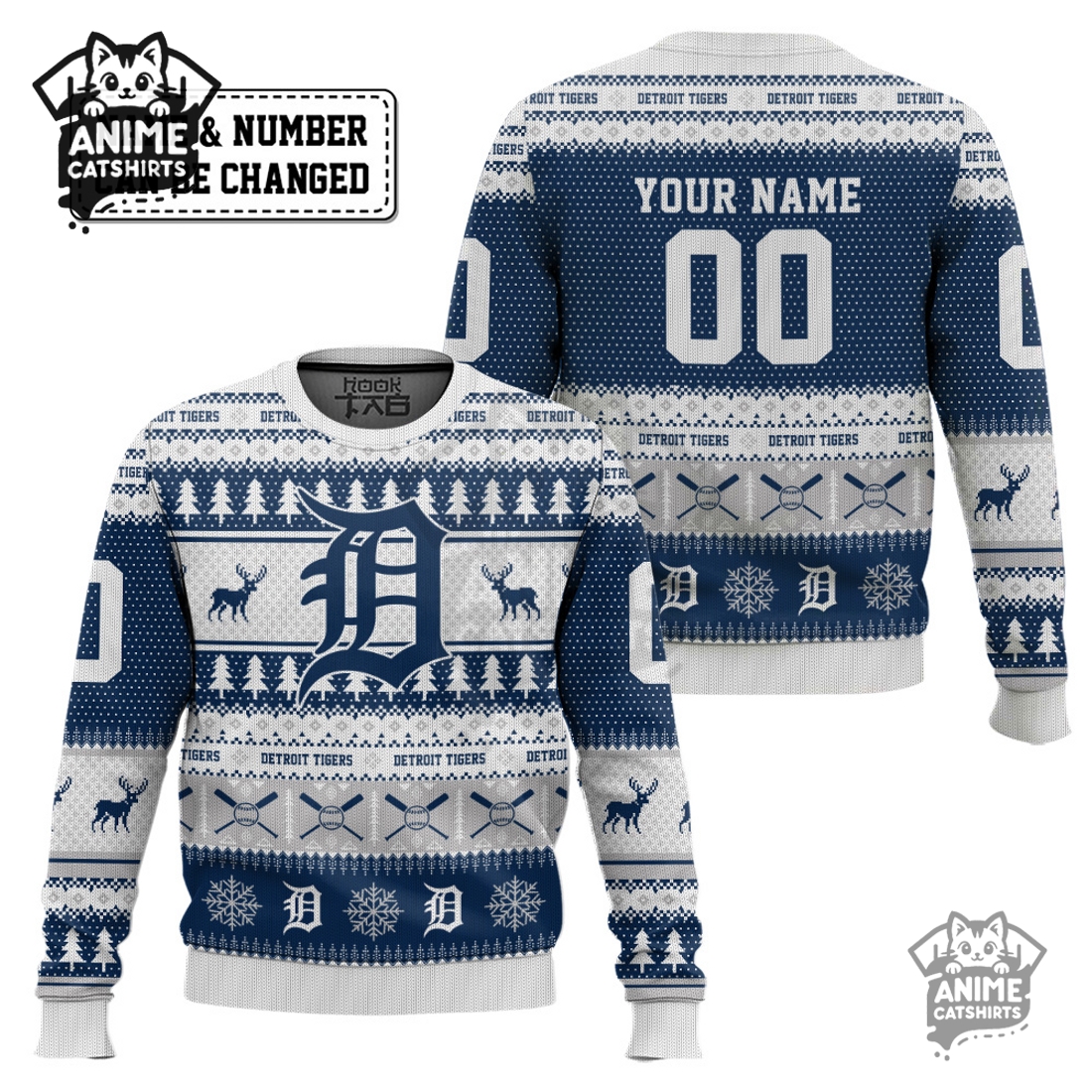 Detroit Tigers – Custom Ugly Sweater 2025 Detroit Tigers – Custom Ugly Sweater 2025