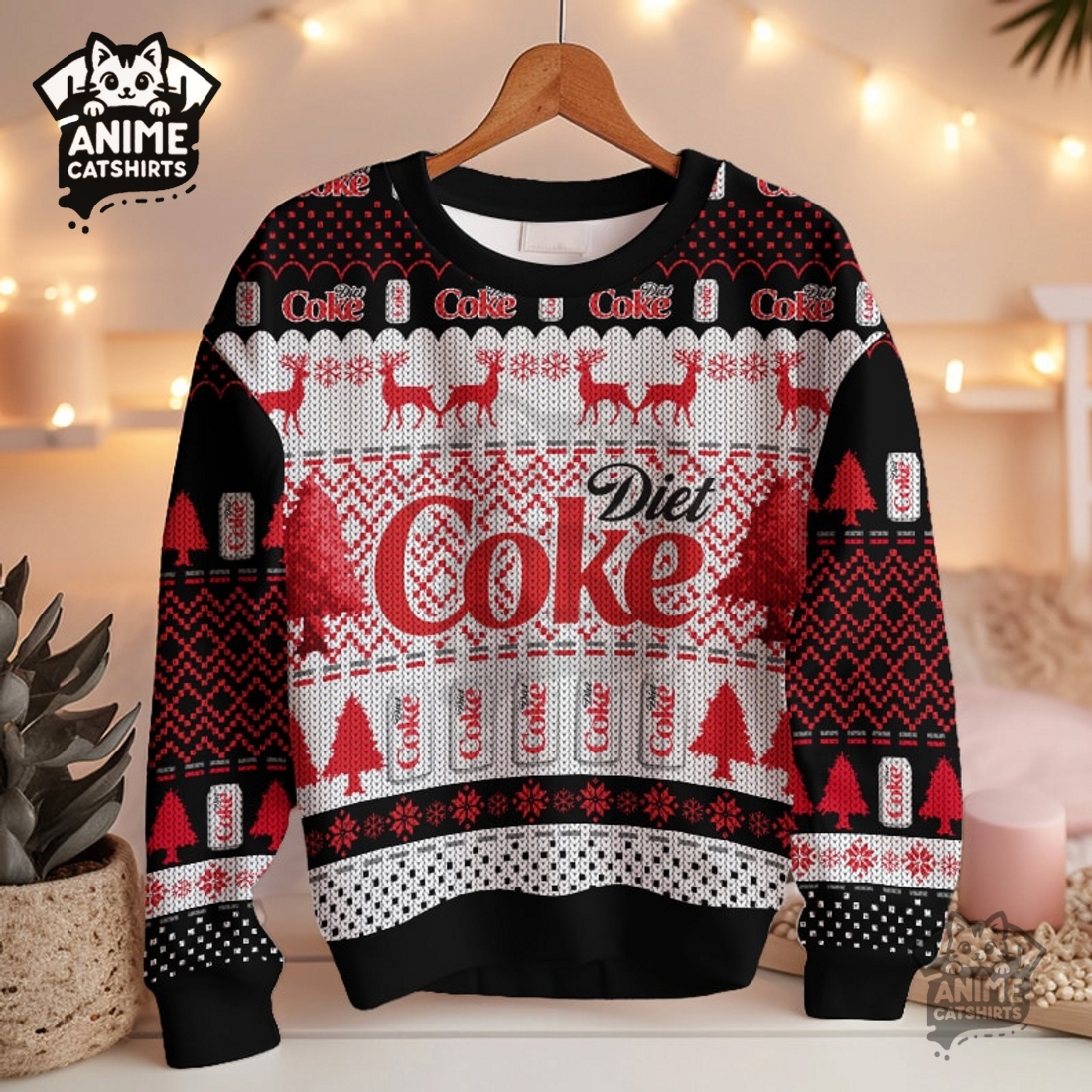 Diet Coke Ugly Christmas Sweater Diet Coke Ugly Christmas Sweater